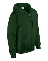 Gildan Heavy Blend Full Zip Hooded Sweatshirt - Forest