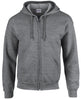 Gildan Heavy Blend Full Zip Hooded Sweatshirt - Graphite Heather