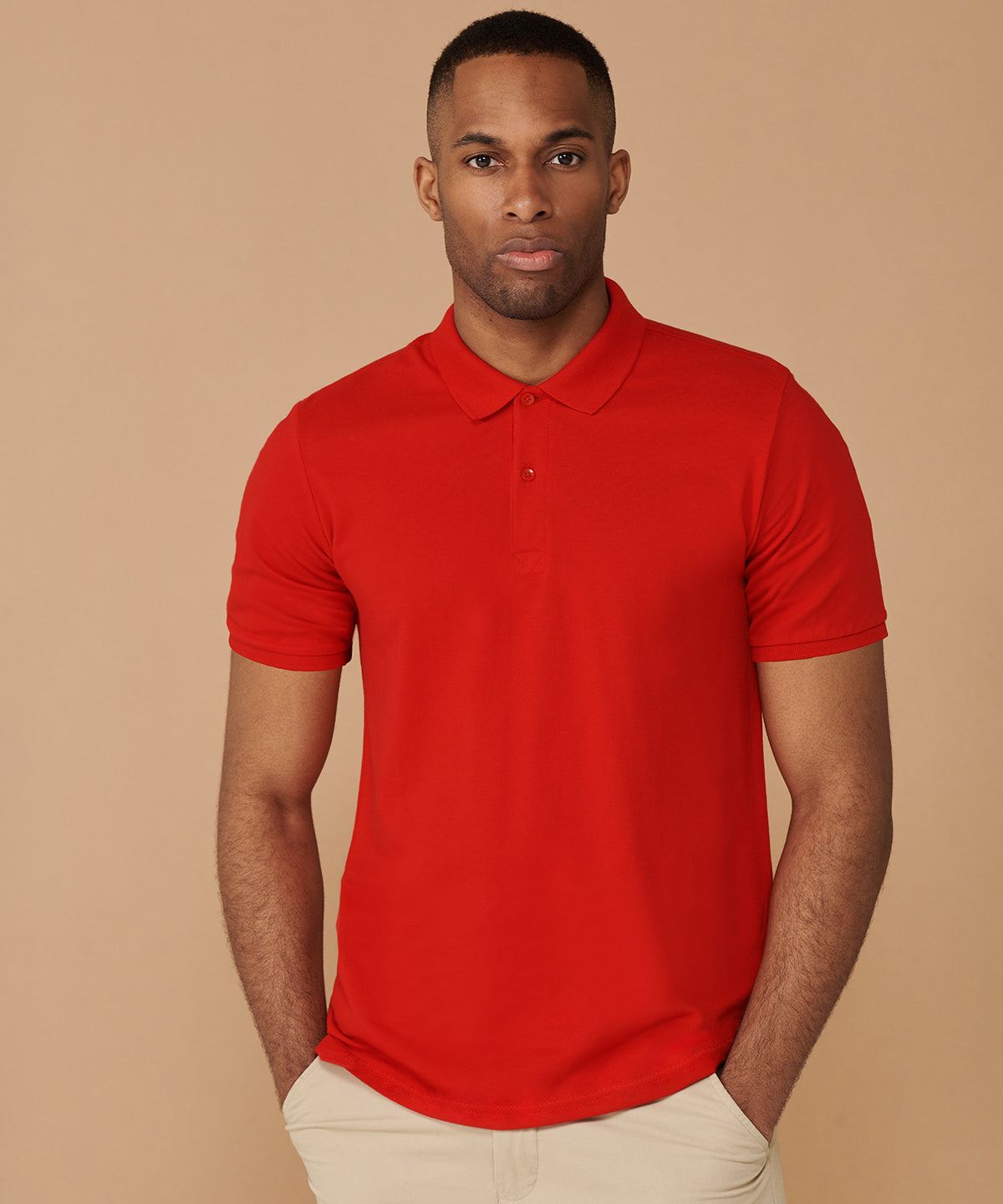 Henbury Micro-Fine Piqué Polo Shirt - Fuchsia