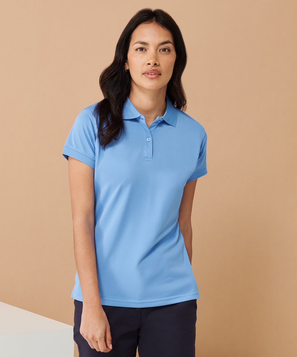 Henbury Women's Coolplus® Polo Shirt - Oxford Navy