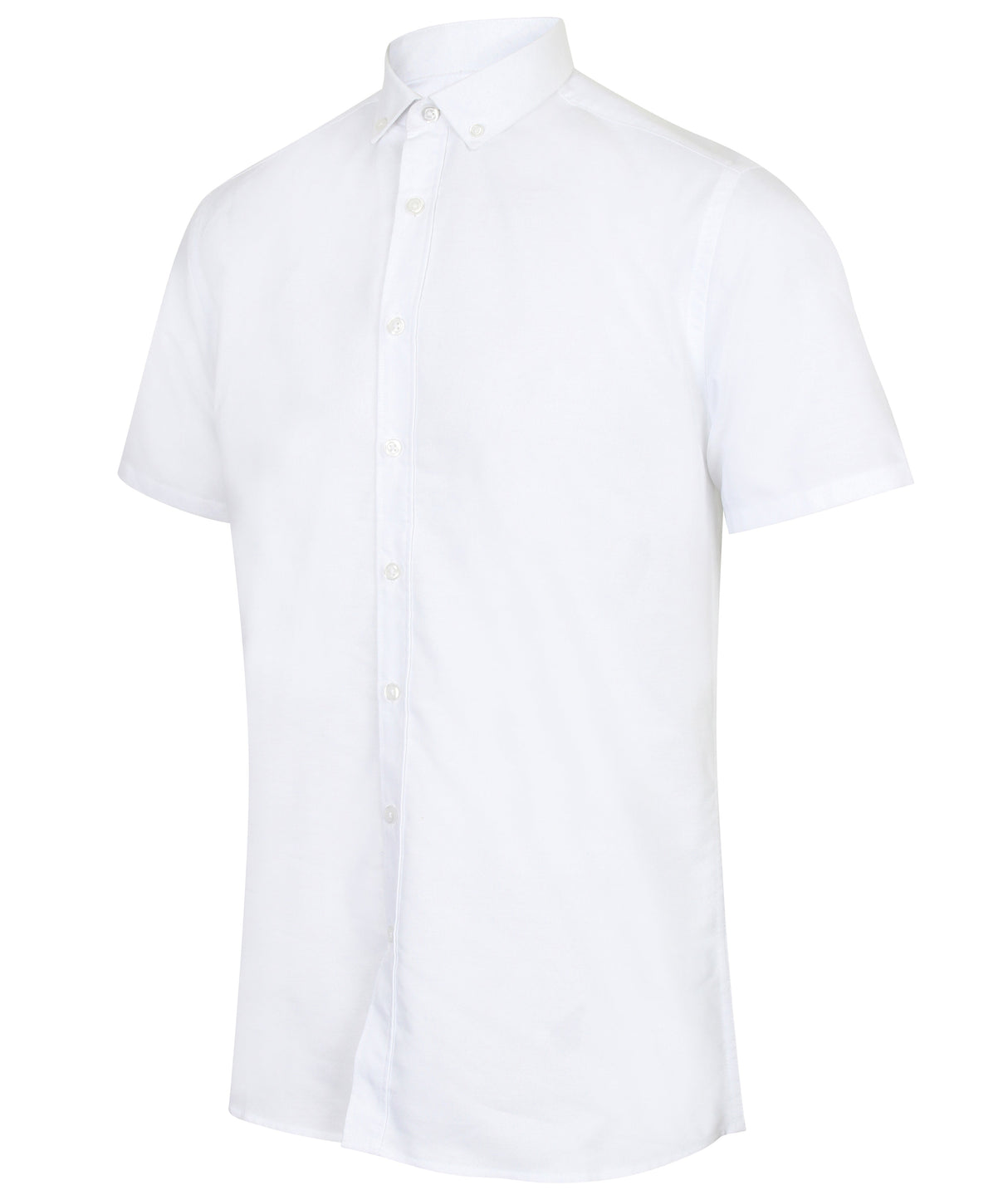 Henbury Modern Short Sleeve Oxford Shirt