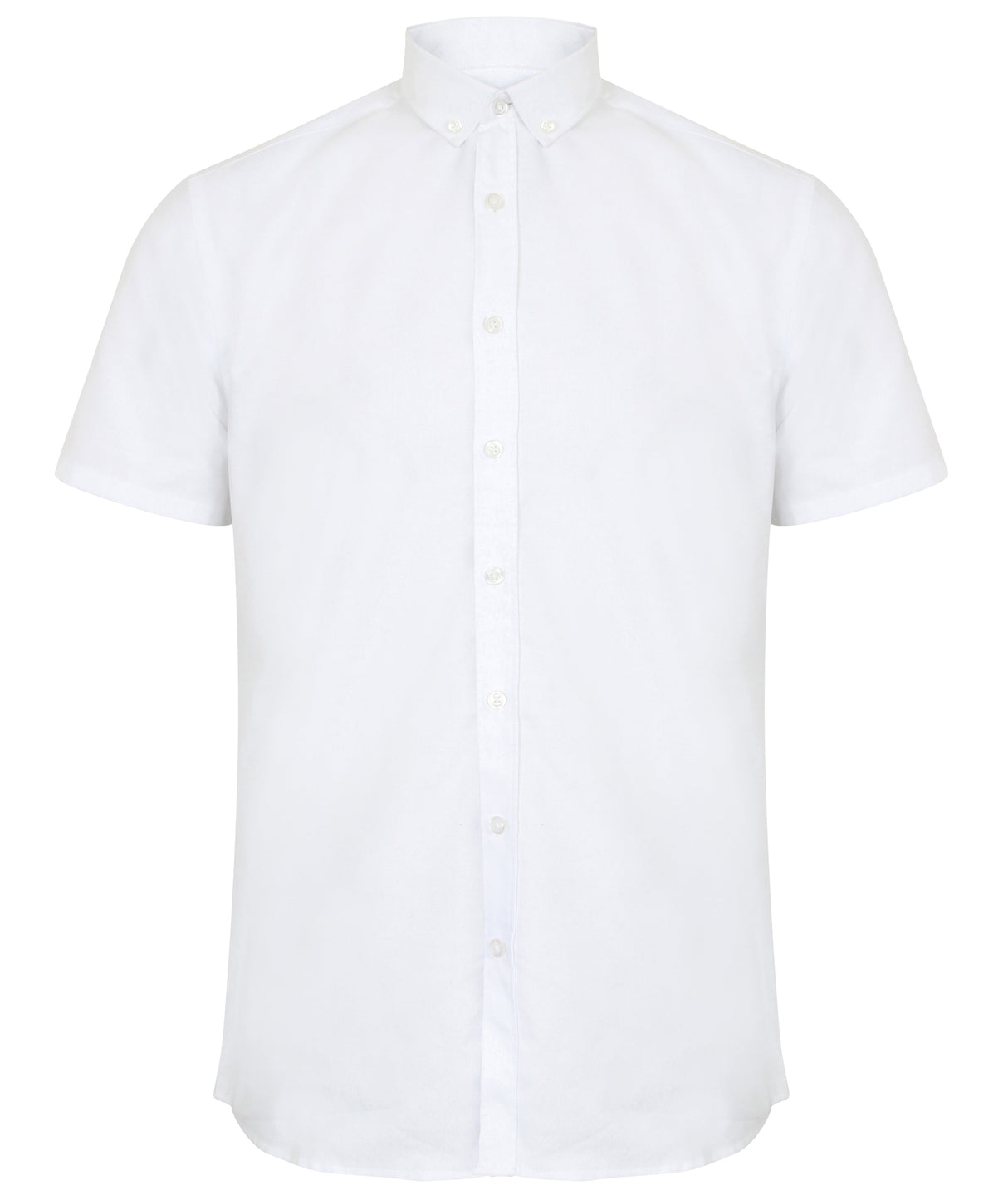 Henbury Modern Short Sleeve Oxford Shirt