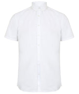 Henbury Modern Short Sleeve Oxford Shirt