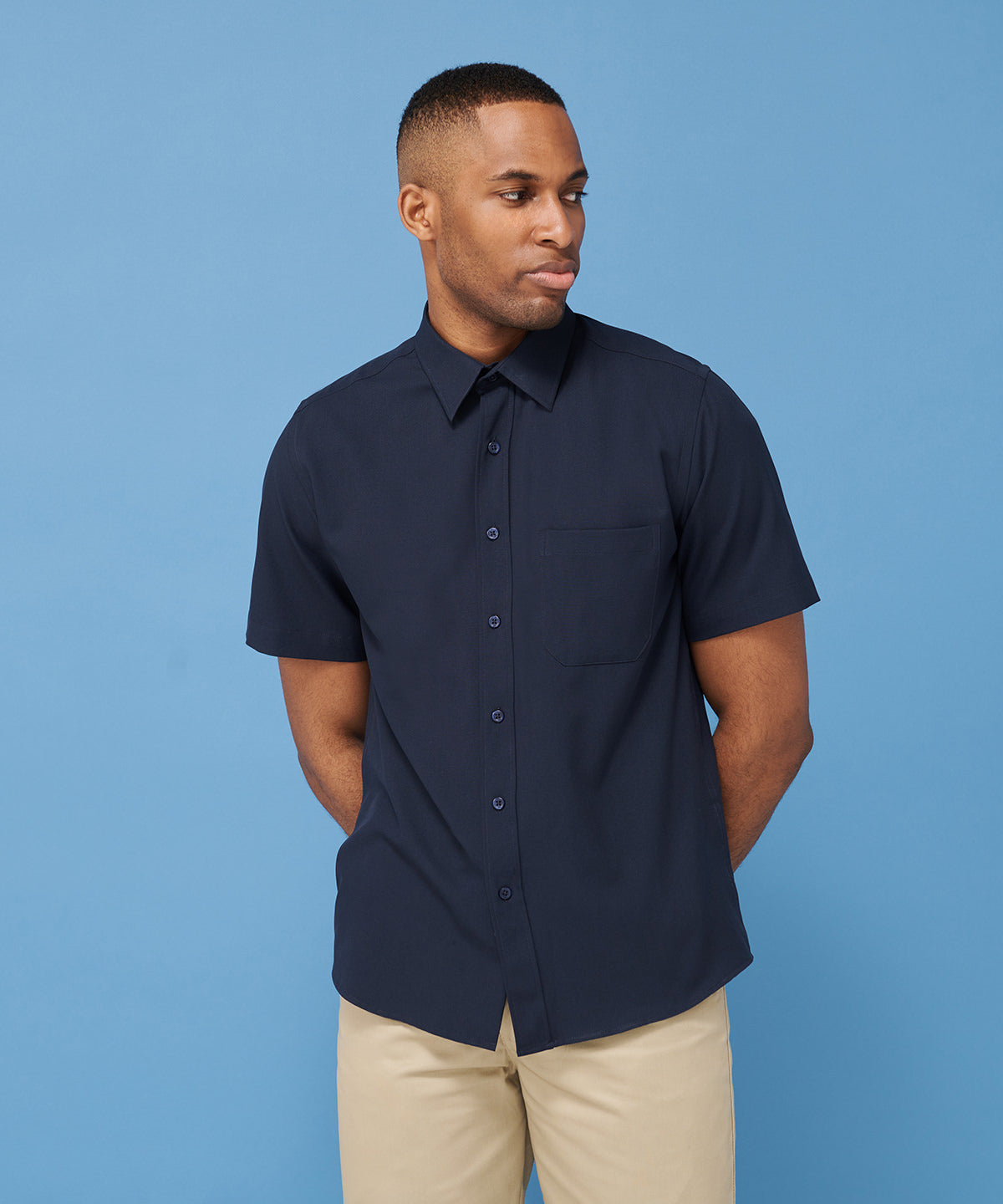 Henbury Wicking Antibacterial Short Sleeve Shirt