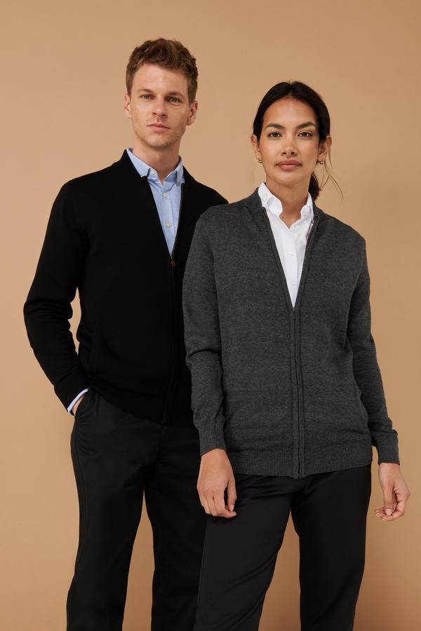 Henbury Unisex Zip-Through Cardigan