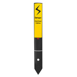JSP Wychwood Flexible Verge Post - Danger Overhead Cables