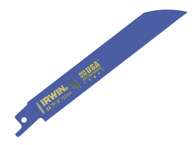 IRWIN® 624R Sabre Saw Blade Metal Cutting 150mm 24 TPI Pack of 5