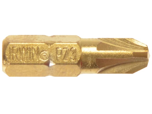 IRWIN® Screwdriver Bits Pozidriv PZ3 25mm Titanium (Pack 10)
