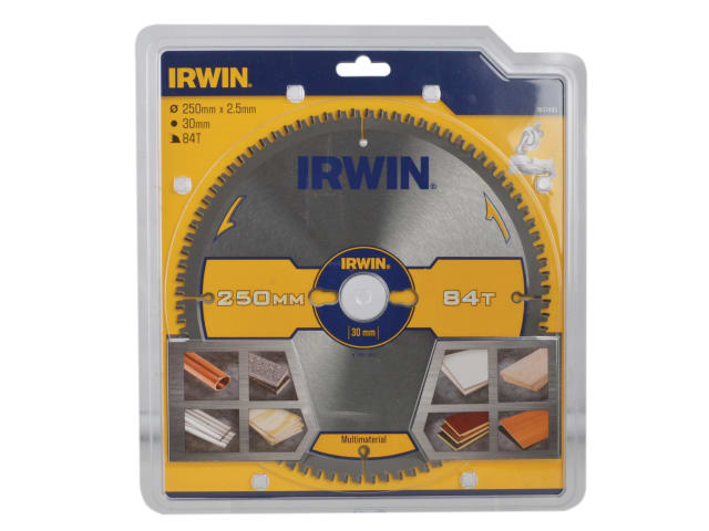 IRWIN® Multi Material Circular Saw Blade 250 x 30mm x 84T TCG