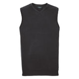 Russell Collection V-Neck Sleeveless Knitted Sweater