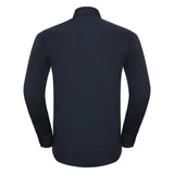 Russell Collection Long Sleeve Polycotton Easycare Fitted Poplin Shirt