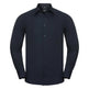 Russell Collection Long Sleeve Polycotton Easycare Fitted Poplin Shirt