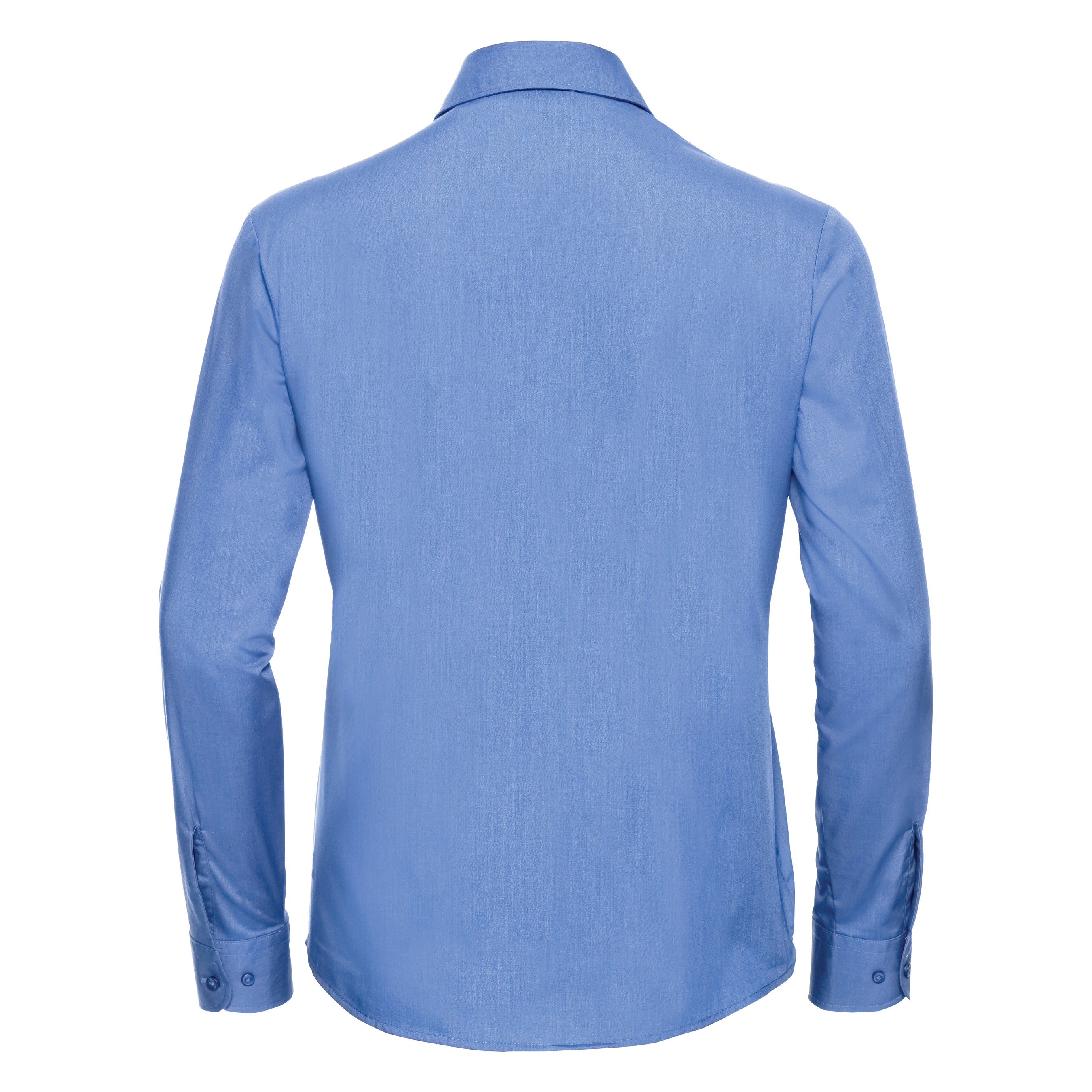 Russell Collection Women's Long Sleeve Polycotton Easycare Poplin Shirt