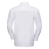 Russell Collection Long Sleeve Polycotton Easycare Poplin Shirt