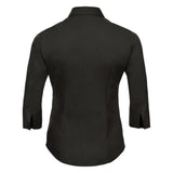 Russell Collection Women's ¾ Sleeve Easycare Fitted Shirt