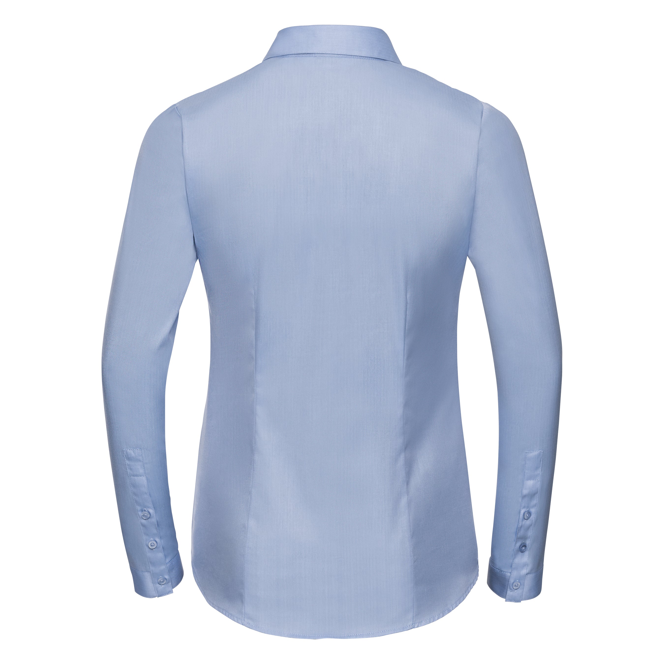 Russell Collection Women's Long Sleeve Herringbone Shirt