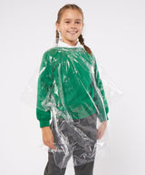 Home & Living Kids Emergency Hooded Plastic Poncho