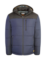 JCB Unisex Padded Jacket With Hood