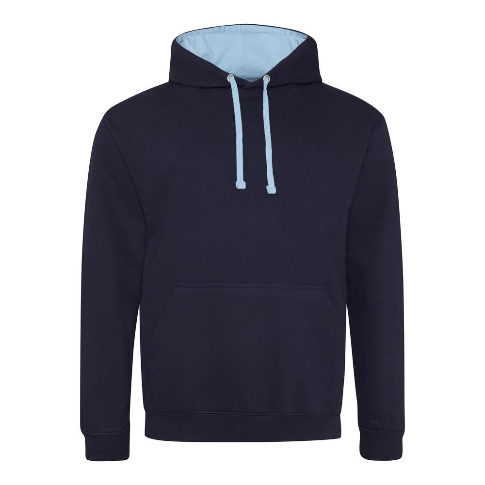 Awdis Just Hoods Varsity Hoodie - New French Navy/Sky Blue*