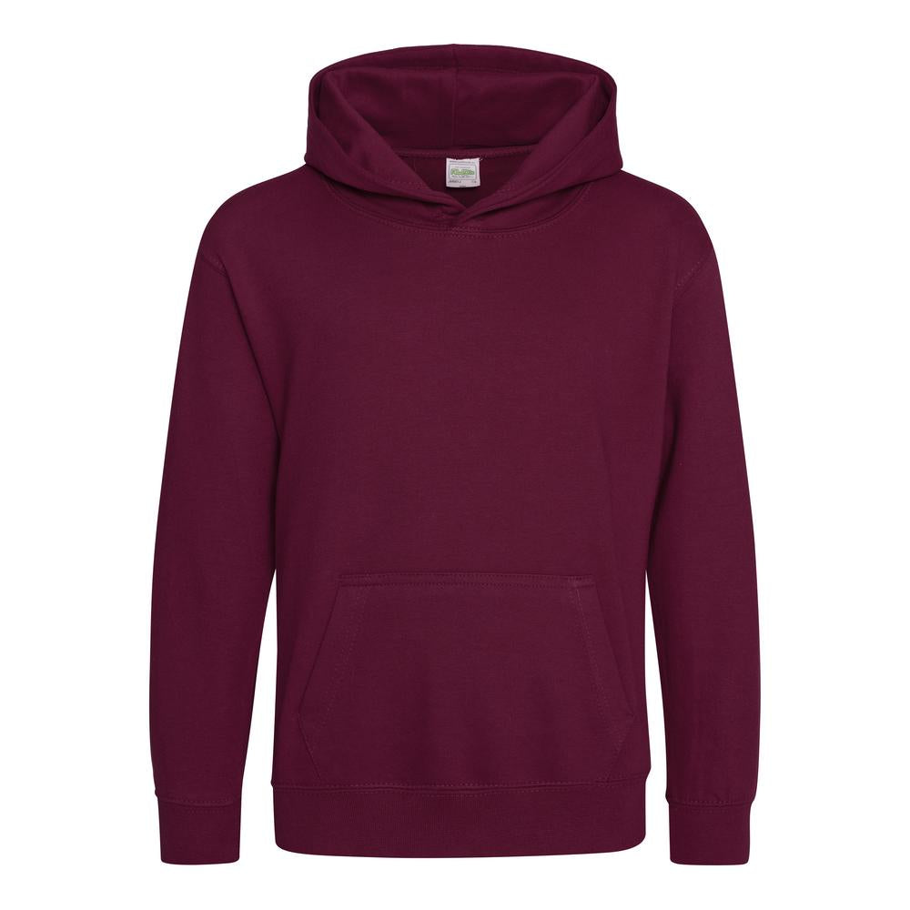 Awdis Just Hoods Kids Hoodie - Burgundy