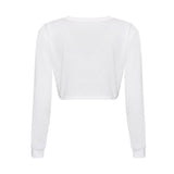 Awdis Just T's Women's Long Sleeve Cropped T