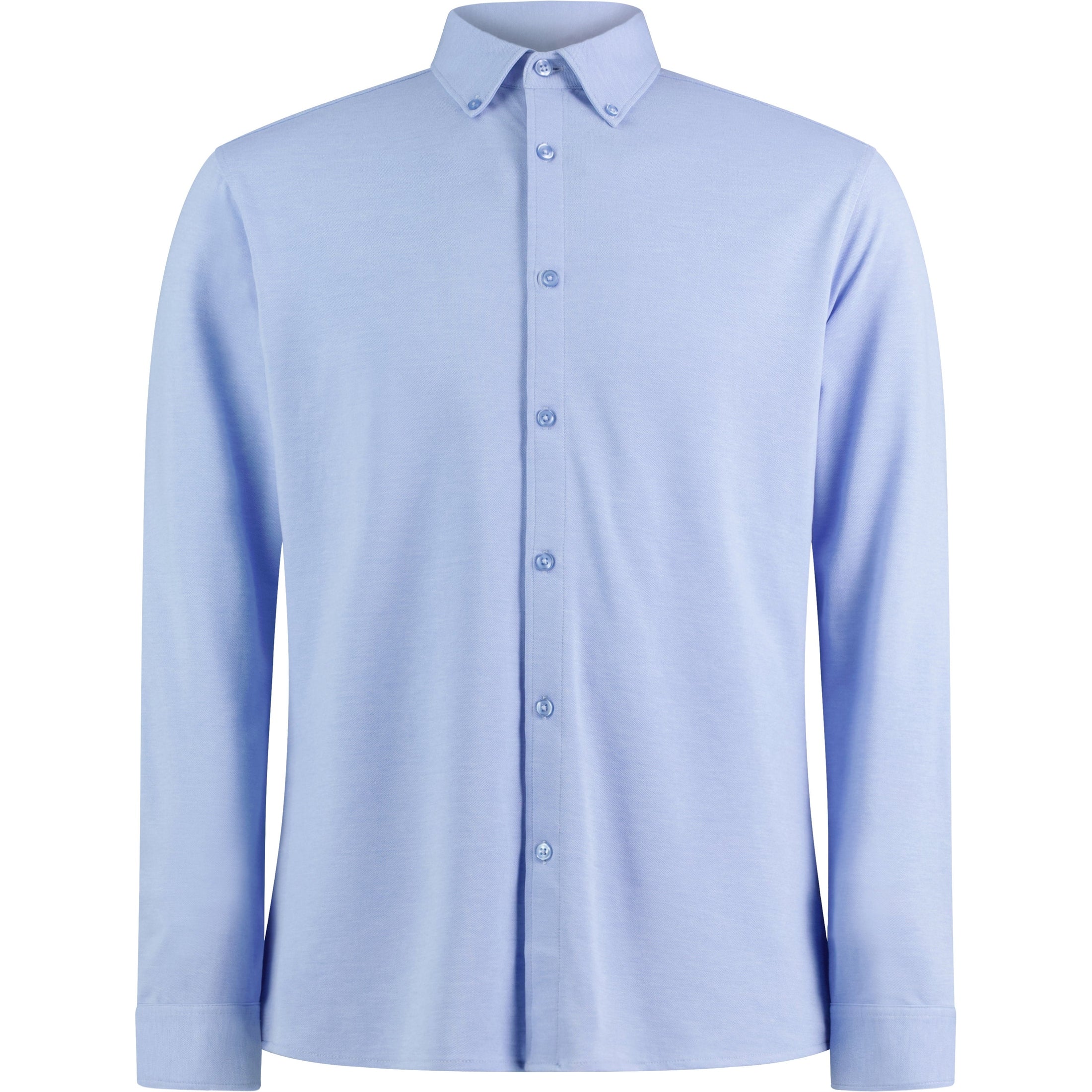 Kustom Kit Long Sleeve Superwash® 60° Piqué Shirt (Tailored Fit)