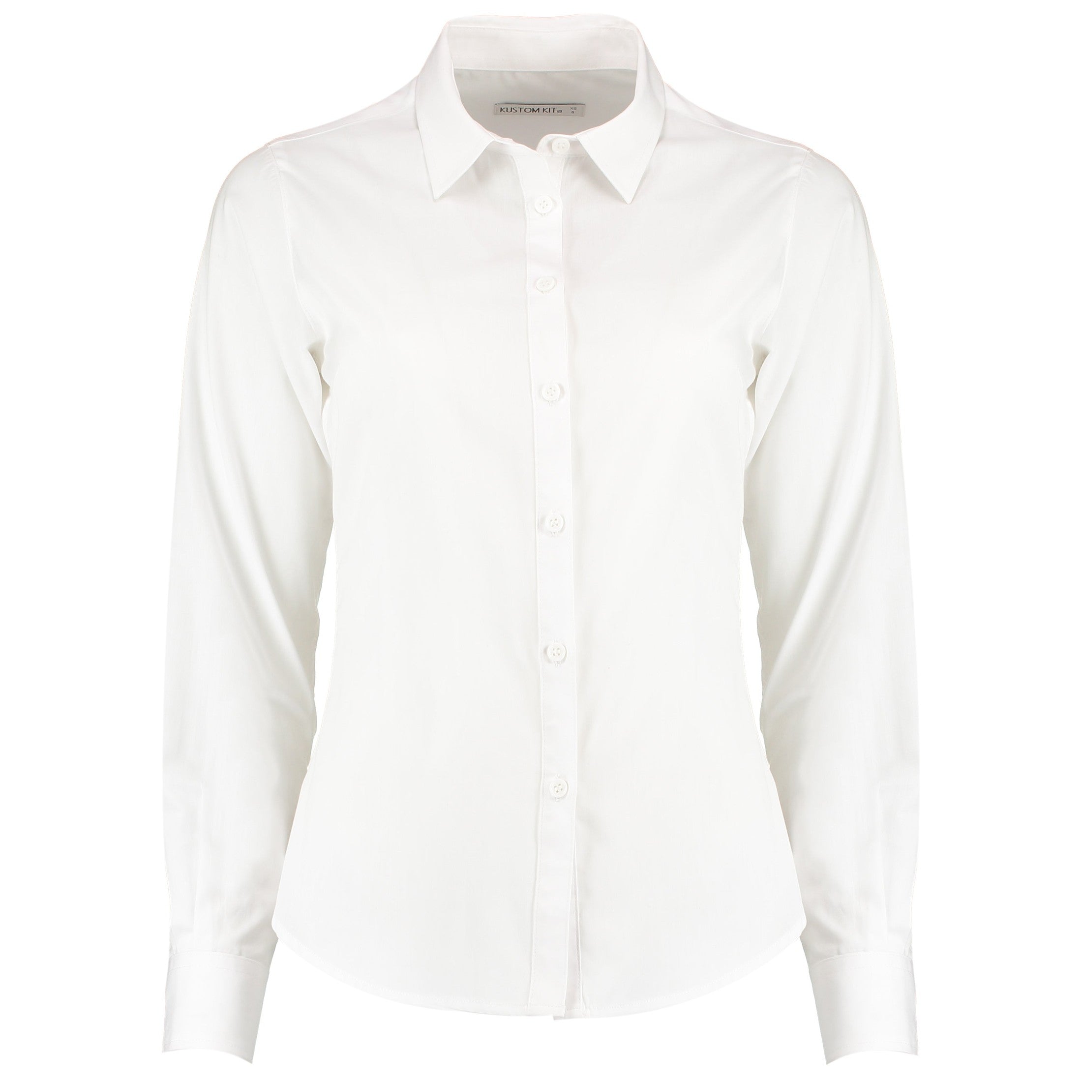 Kustom Kit Women's Poplin Shirt Long Sleeve