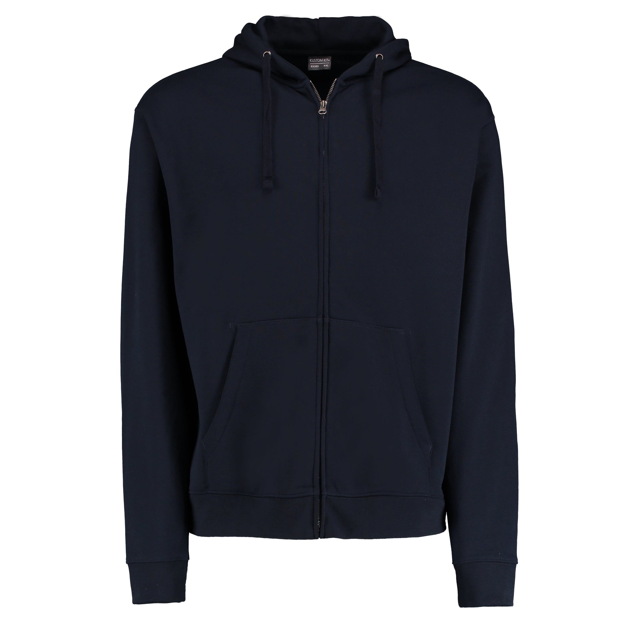 Kustom Kit Klassic Hooded Zipped Jacket Superwash® 60° Long Sleeve (Regular Fit)