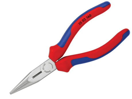 Knipex Snipe Nose Side Cutting Pliers (Radio) Multi-Component Grip 160mm (6.1/4in)