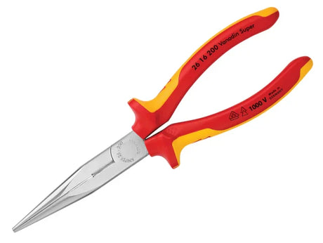 Knipex VDE Long Snipe Nose Side Cutting Pliers 200mm