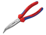 Knipex Bent Snipe Nose Side Cutting Pliers Multi-Component Grip 200mm (8in)