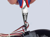 Knipex Flat Jaw Electronics Pliers Multi-Component Grip 115mm