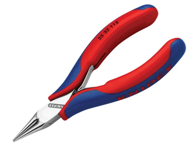 Knipex Round Nose Electronics Pliers Multi-Component Grip 115mm