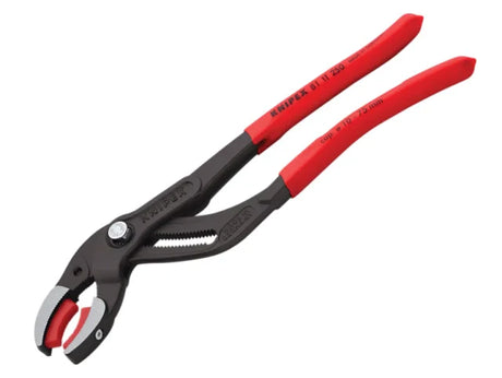 Knipex Plastic Pipe Grip Pliers Plastic Jaws Black 250mm