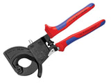 Knipex Ratchet Action Cable Shears Multi-Component Grip 250mm