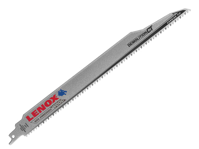 LENOX 156RCT DEMOLITION CT Reciprocating Saw Blade 300mm 6 TPI