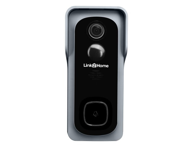Link2Home Weatherproof (IP54) Battery Smart Doorbell