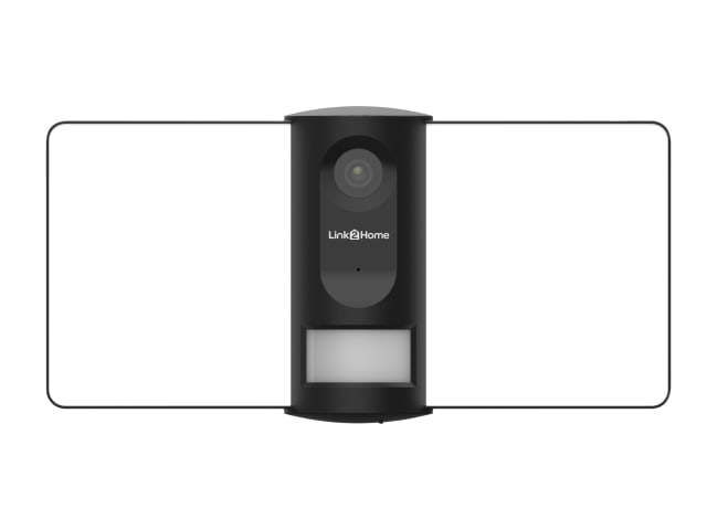 Link2Home Outdoor Smart Floodlight Camera 2K 4MP Black
