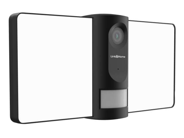 Link2Home Outdoor Smart Floodlight Camera 2K 4MP Black