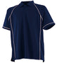 Finden & Hales Piped Performance Polo - Navy/White*†