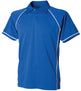 Finden & Hales Piped Performance Polo - Royal/White*