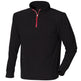 Finden & Hales ¼ Zip Long Sleeve Fleece Piped