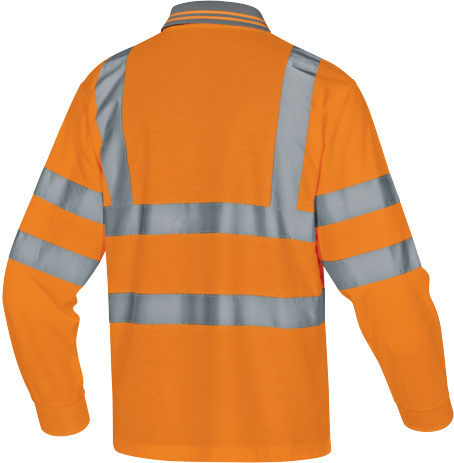Delta Plus METEOR High-Visibility Polo – Reflective & Breathable Safety Shirt
