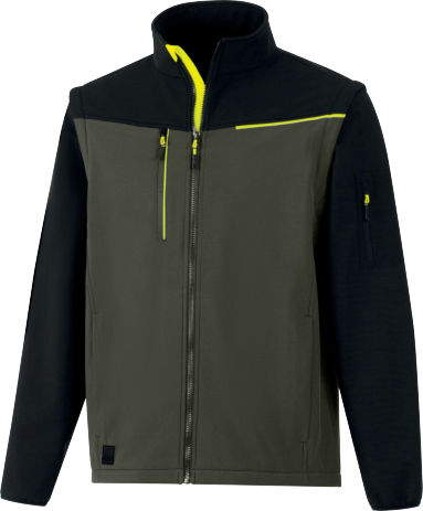 Delta Plus SOCCIA – 2-in-1 Water-Repellent Softshell Jacket