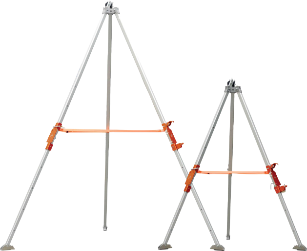 Delta Plus TRA22 – Aluminium Telescopic Tripod for Confined Space & Rescue Operations
