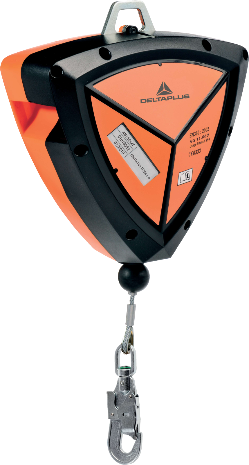 Delta Plus PROTECTOR TETRA AN15006T Self-Retractable Cable Fall Arrester with 150kg Certification 6M