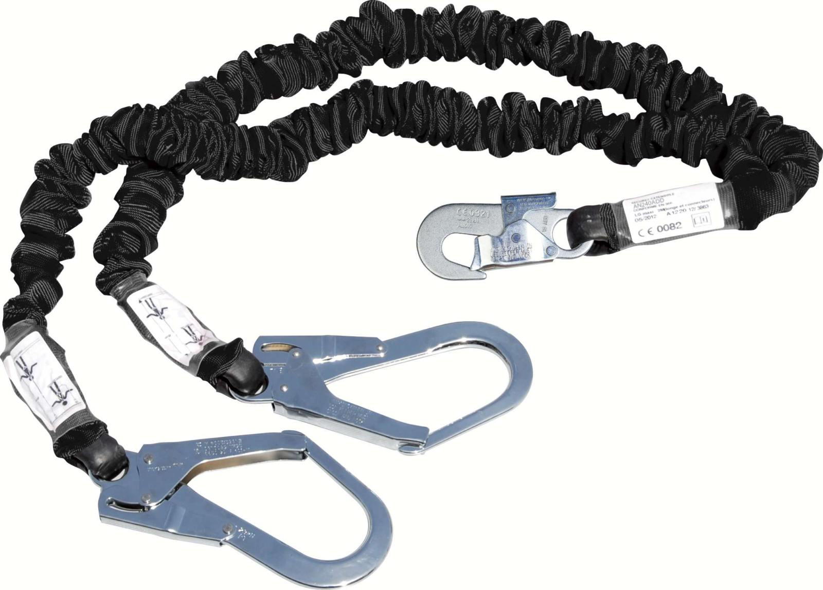 Delta Plus AN240ADD Elastic Lanyard – Flexible Fall Protection Solution