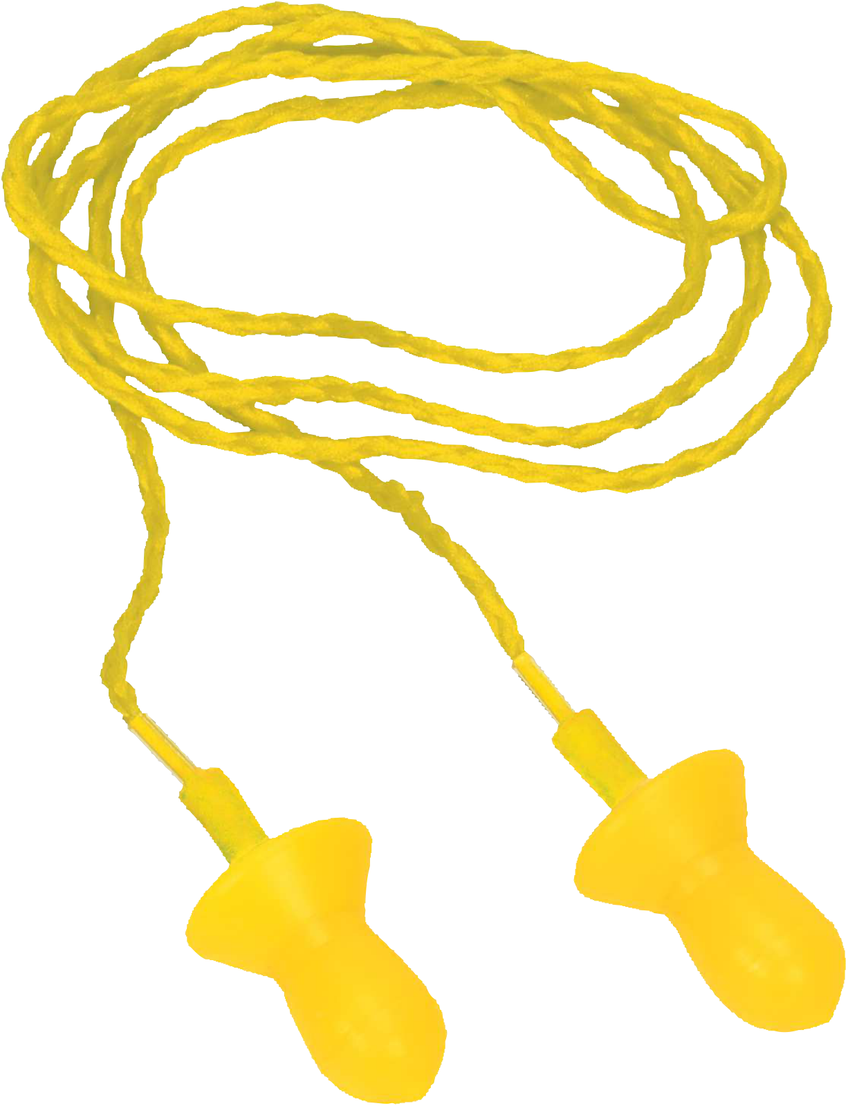 Delta Plus CONICSOF010B Reusable Silicone Earplugs – Pack of 10 Pairs with Textile Cord