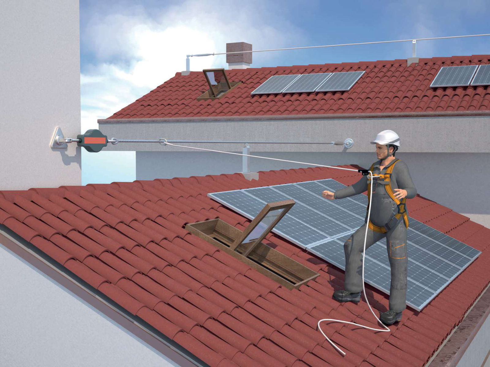 Delta Plus ELARA170  – Professional Fall Arrest Kit for Roofing Work