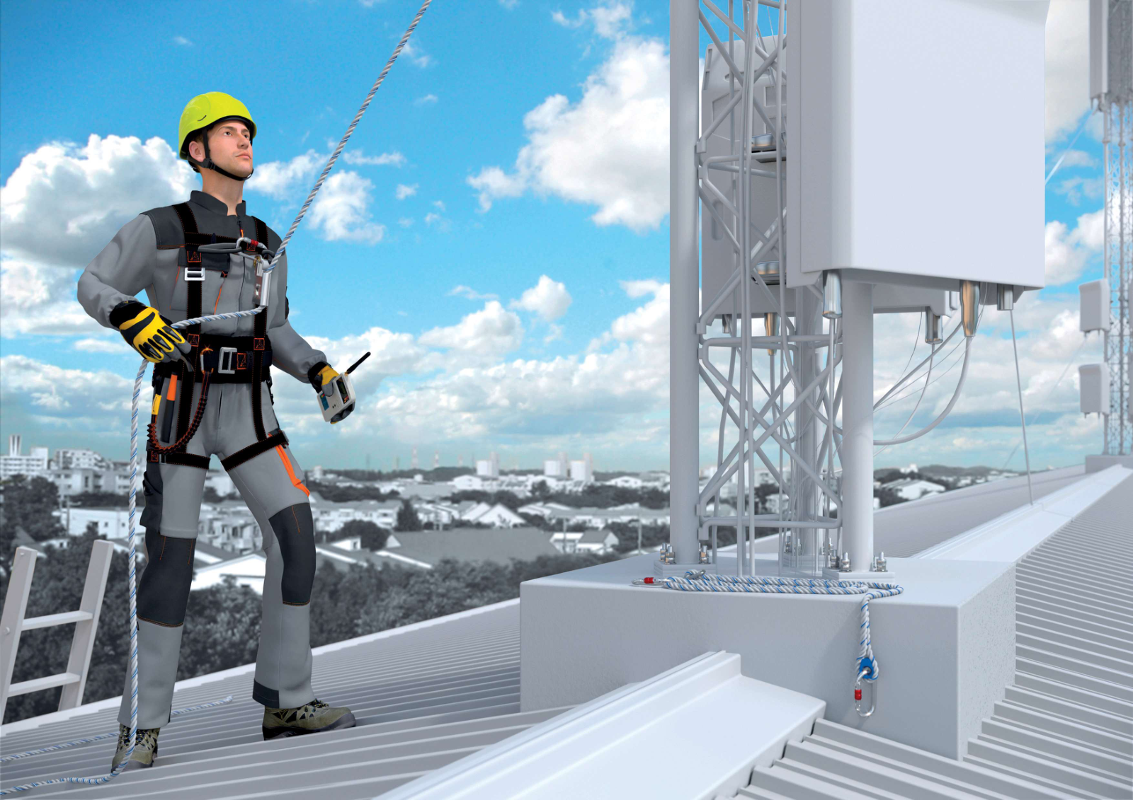 Delta Plus ELARA350H - Professional Fall Arrest Kit for Roofing & Height Work